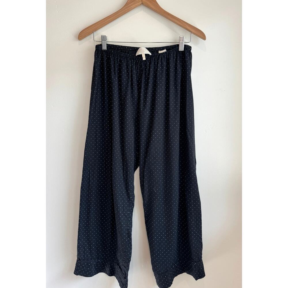 The Great Mini Polka Dot Pajama Set Black Top Cropped Pants Size 1 (Small) - Picture 5 of 12